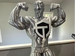 Life-Size Bodybuilder Statue, Multi-Part, Customze