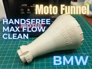 BMW Motorrad Oil Funnel, Boxer –Thread-In No Spill