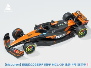 【McLaren】2025款F1冠军赛车 迈凯伦MCL39涂装 #4兰多・诺里斯座驾 组装/轮胎可动