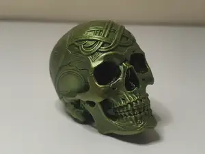 St. Patrick’s Day Celtic‑inspired skull pendant