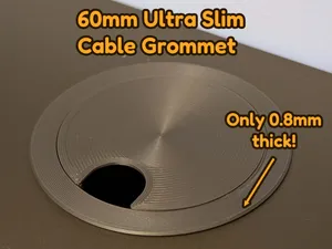 Ultra Slim 60mm Cable Grommet