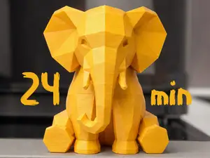 The Poly-Elephant: Lucky, Cute and Geometric
