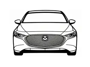 Mazda 3 BP 2019- Front / WALL ART