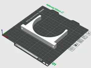 Wandhalterung für Rohre/Schläuche 100mm 