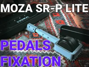 Moza SR-P Pedals to Chair Fixation for Sim Racing