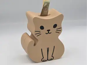 Cute cat piggy bank!