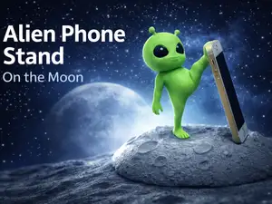 Alien phone holder