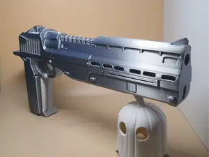 Cyberpunk inspired hand gun