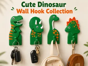 Cute Dinosaur Wall Hook Collection