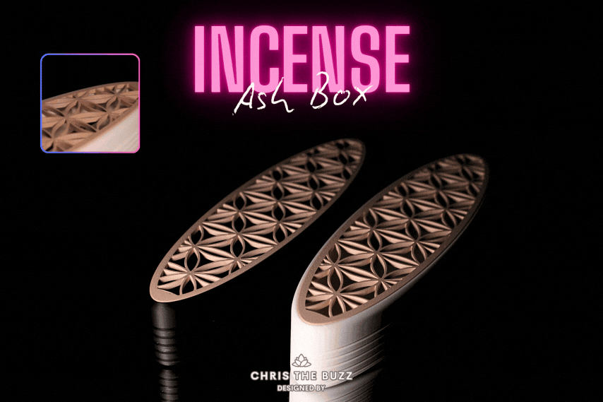 “Incense” Ash Box – Calm Design for Clean Rituals