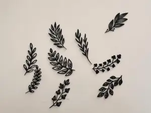 Decor branches and leaves