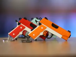 Colt 1911 Fidget Keychain – Slide-Action Toy