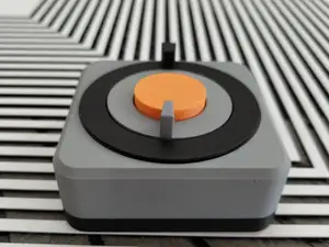 External PC-Power-Switch with rotary lock