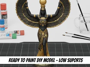 Ancient Goddess Isis - DIY Paintable Edition
