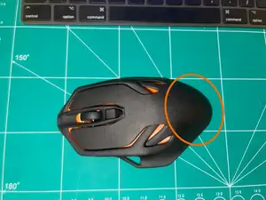 Wireless Mouse 002 - rounded rear
