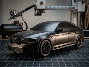 Detailed BMW M5 Miniature Scale Model
