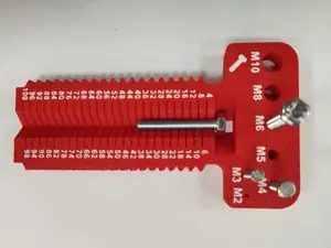 Herramienta para medir tornillos: M2-M10+L:4-100mm