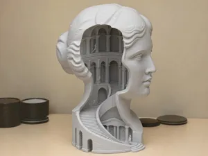 Architectural Mind – Bust with Hidden Palace