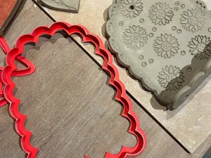 Arch scallop cutter, plates, altar or wall hanger