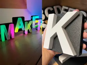 3D Buchstabe „K“ – modular, LED-fähig & A–Z Serie