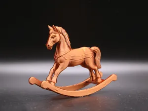 Rocking Horse Figurine - Decorative Toy 