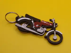 Motorcycle keychain Simson elektronik S51