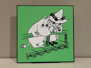 Moomin and Snufkin hueforge