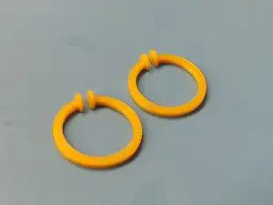 Print-in-Place Snap Hoop Earrings for Kids