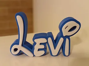 Levi Disney Name Sign Decorate Room child Birthday