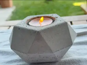 Form für Beton Teelicht Kerze