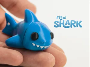 Flexi Shark - Articulated & Keychain