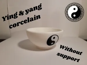 Ying & Yang cup- Corcelain