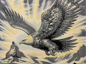 Armored Eagle Hueforge