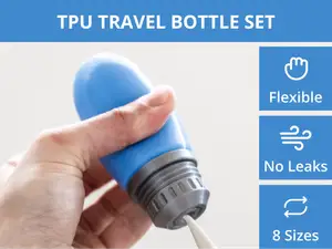 Flexible Travel Bottle Set – 8 Sizes