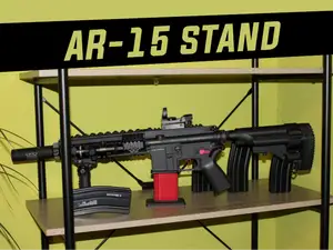 AR-15 / M4 / M16 Airsoft gun display stand