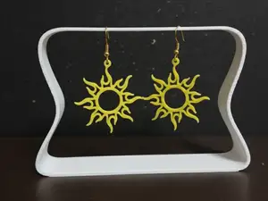 Sun earrings