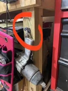 Air tool \ Pneumatic tool hangers, quick to print! Low filament use! No supports!