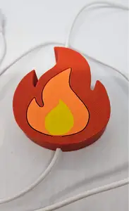 Flame button