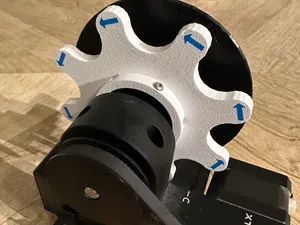 xtool ra2 pro rotary chuckless chuck tool knob