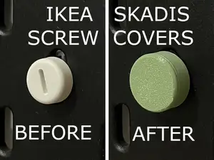 Screw Covers / Caps for IKEA Skadis Pegboard