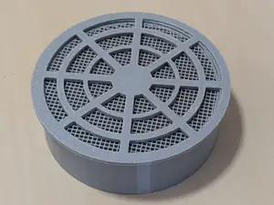 Air vent cover with grille 100mm