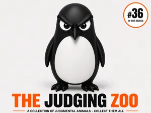 Grumpy Penguin – The Judging Zoo #36 |NO AMS