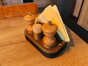Dinner Table Organizer - S&P, toothpick and napkin