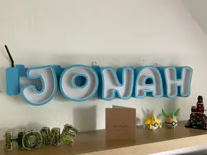 LED Buchstaben A-Z Namelamp Namenslampe steckWLED