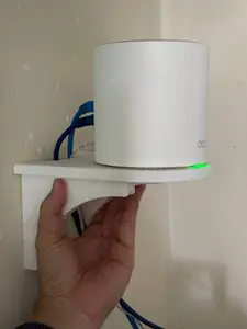 Wall Shelf for TP-Link Deco WiFi Router (or any other round objects)