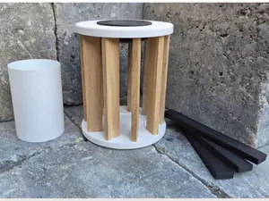 Modulare Solar-Lampe mit Kloetzchen
