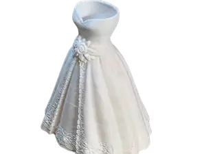 Bridal Dress Wedding Table Flowers Bride Vase