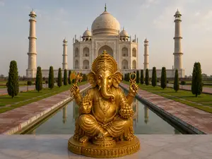 Golden Blessing Ganesha