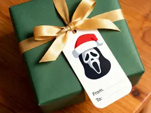 Ghostface Gift Tag