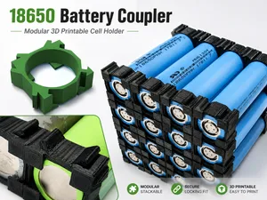 18650 Battery Coupler - Stackable Holder